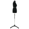 VidaXL abito regolabile forma donna nero m velluto