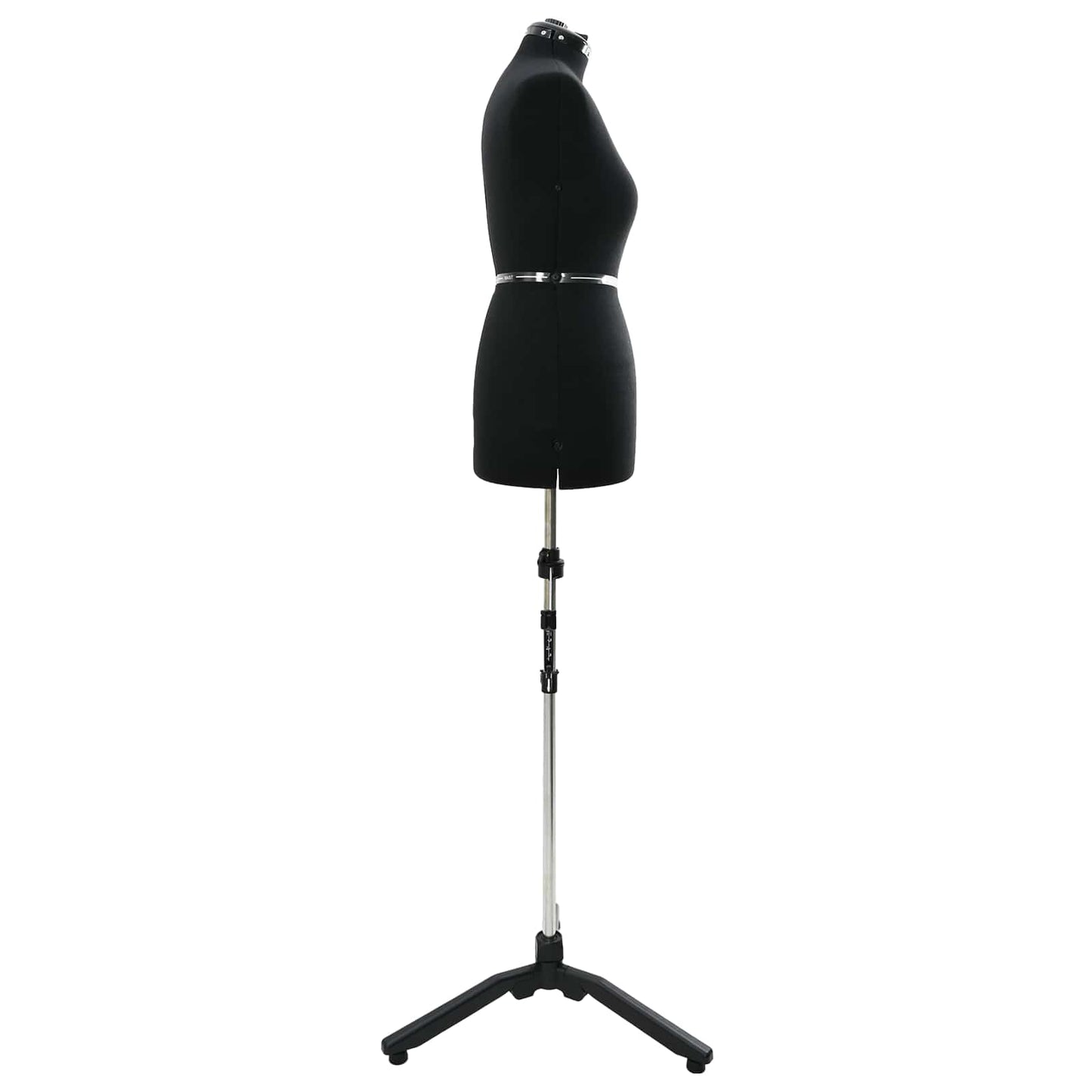 VidaXL abito regolabile forma donna nero m velluto