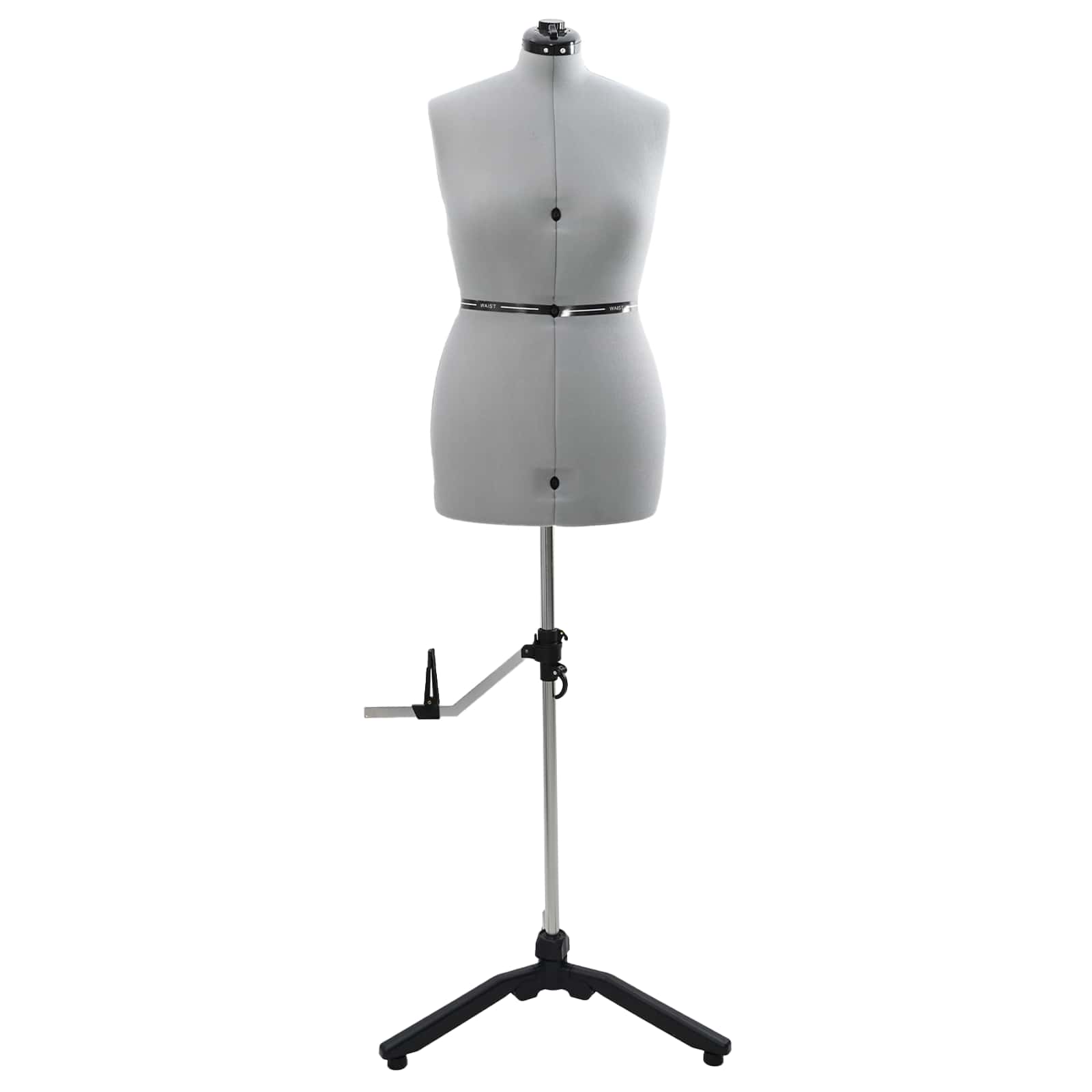 VidaXL abito regolabile forma donna grigio m velluto