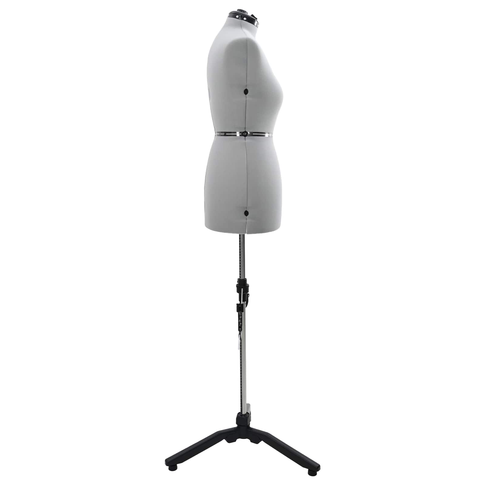 VidaXL abito regolabile forma donna grigio m velluto