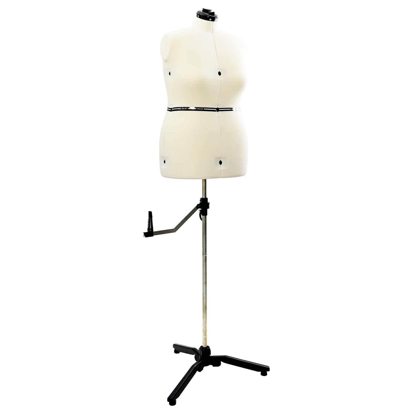 VidaXL abito modellabile donna crema l velluto