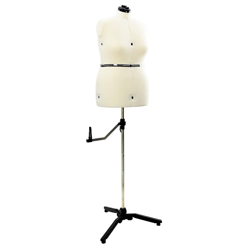 VidaXL abito modellabile donna crema l velluto