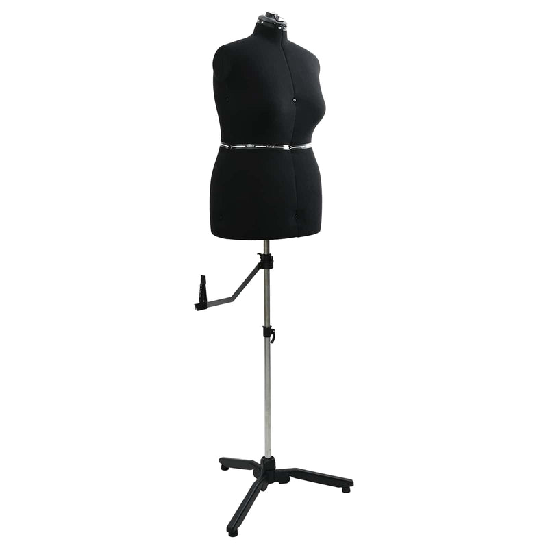VidaXL abito regolabile forma donna nero l velluto