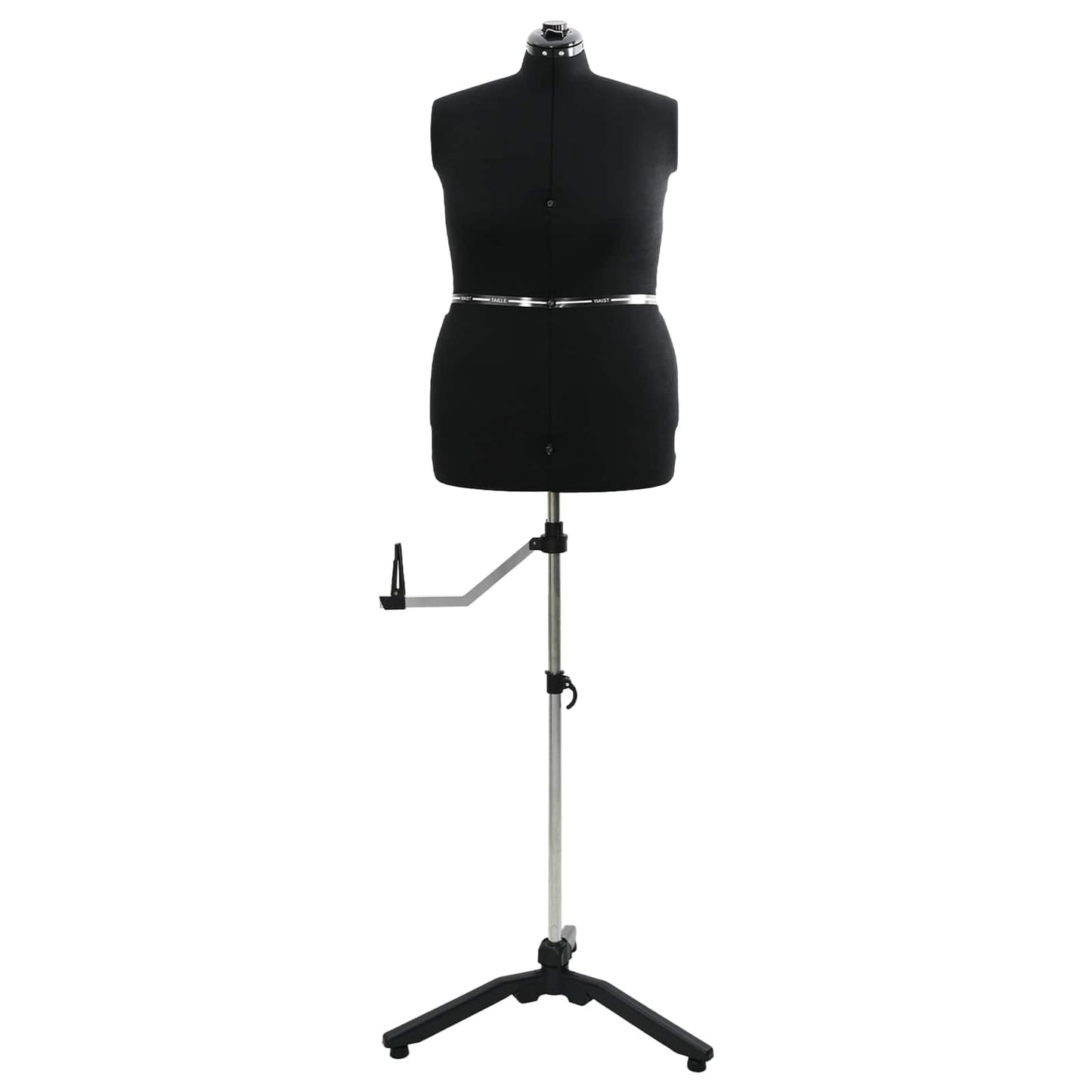 VidaXL abito regolabile forma donna nero l velluto