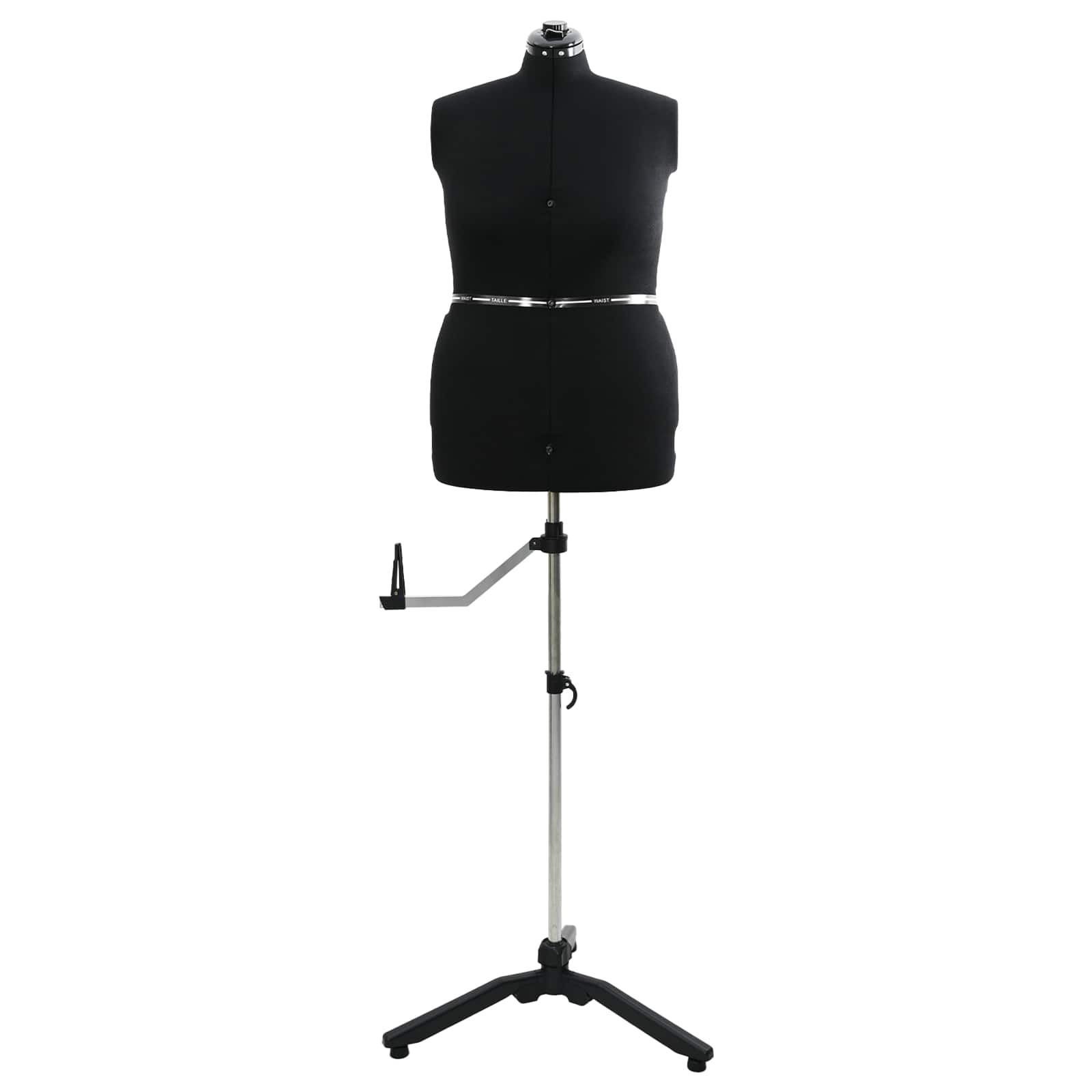 VidaXL abito regolabile forma donna nero l velluto