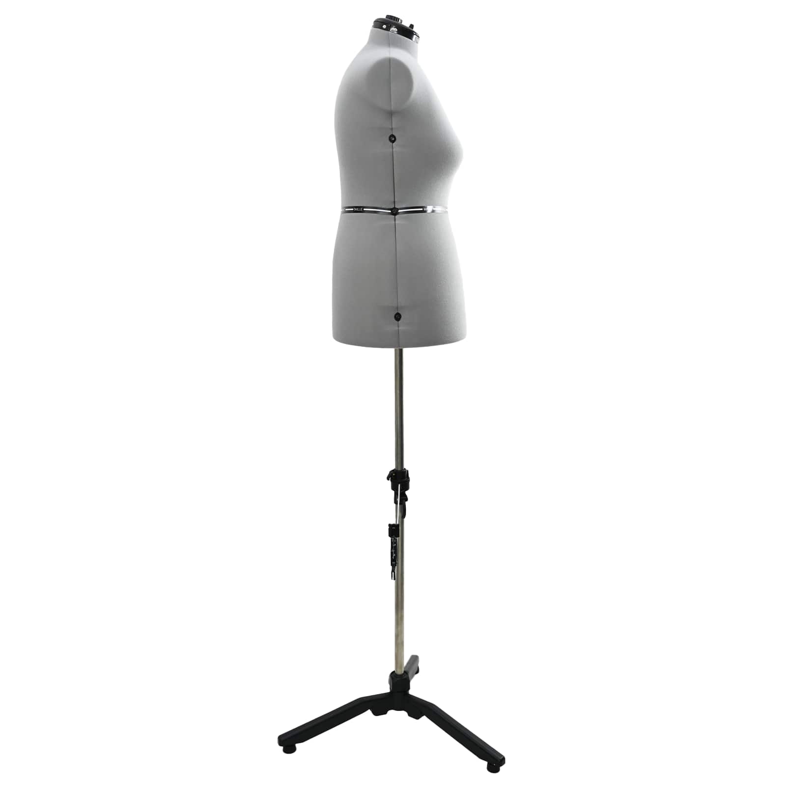 VidaXL abito regolabile forma donna grigio l velluto