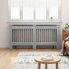 Copriradiatore Vidaxl grigio Sonoma 172 x 19 x 81,5 cm in MDF