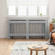 Copriradiatore Vidaxl grigio Sonoma 172 x 19 x 81,5 cm in MDF