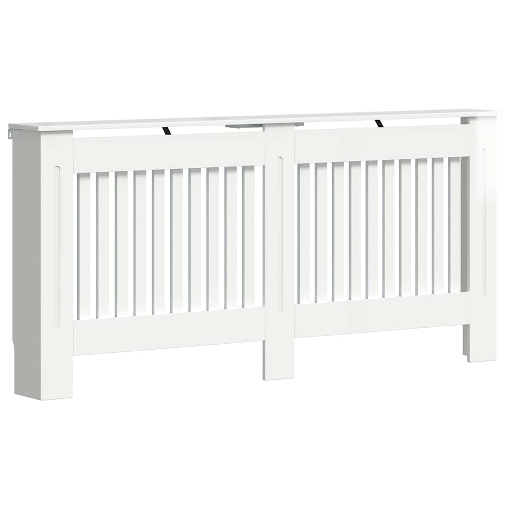 Copritermosifone Vidaxxl bianco lucido 172 x 19 x 81,5 cm legno composito