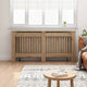 Vidaxl radiatorafdekking artisan eiken 172 x 19 x 81,5 cm bewerkt hout