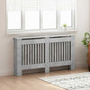 Copriradiatore Vidaxx grigio cemento 152 x 19 x 81,5 cm in multistrato