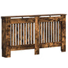Vidaxl radiatorafdekking gerookt eiken 152 x 19 x 81,5 cm bewerkt hout