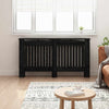 Copriradiatore Vidaxx rovere nero 152 x 19 x 81,5 cm pannelli compositi
