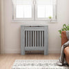 Copriradiatore Vidaxl grigio Sonoma 78 x 19 x 81,5 cm in multistrato