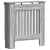 Copriradiatore Vidaxl grigio Sonoma 78 x 19 x 81,5 cm in multistrato