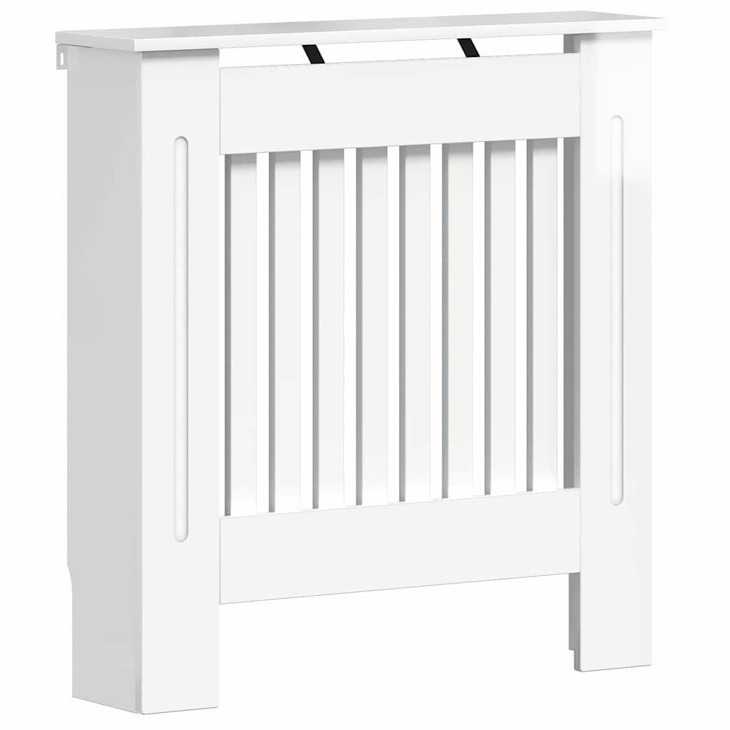Vidaxl radiatorafdekking hoogglans wit 78 x 19 x 81,5 cm bewerkt hout