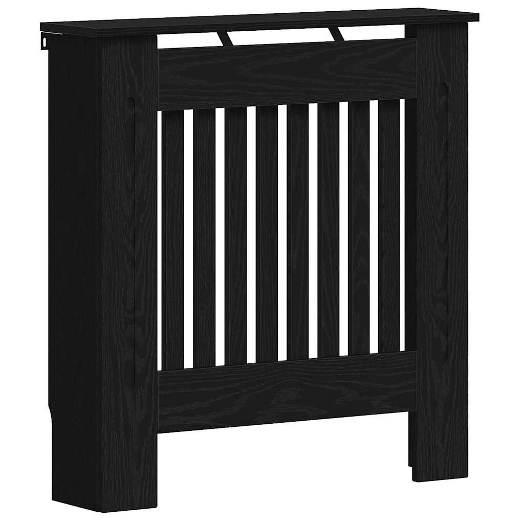 Copriradiatore Vidaxx rovere nero 78 x 19 x 81,5 cm pannelli compositi