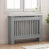Vidaxl radiatorafdekking grijs sonoma 112 x 19 x 81,5 cm bewerkt hout