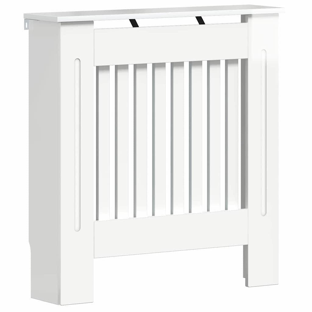 Vidaxl radiatorafdekking hoogglans wit 112 x 19 x 81,5 cm bewerkt hout