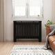 Copriradiatore Vidaxx rovere nero 112 x 19 x 81,5 cm pannelli compositi