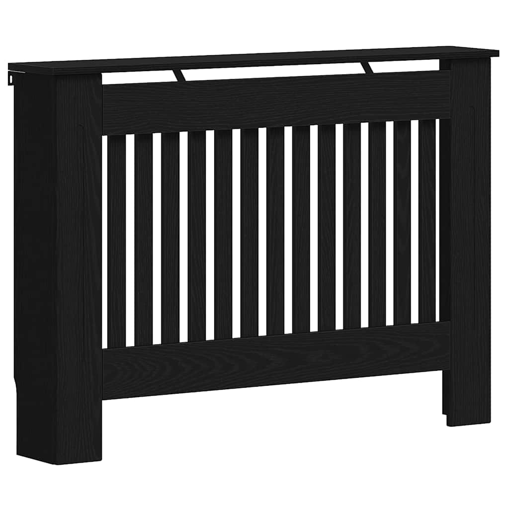 Copriradiatore Vidaxx rovere nero 112 x 19 x 81,5 cm pannelli compositi