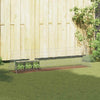 Jaula para conejos vidaxl plata 650 x 55 x 55 cm acero galvanizado