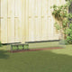 Jaula para conejos vidaxl plata 650 x 55 x 55 cm acero galvanizado