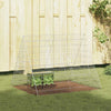 Jaula para conejos vidaxl plata 215 x 100 x 85 cm acero galvanizado