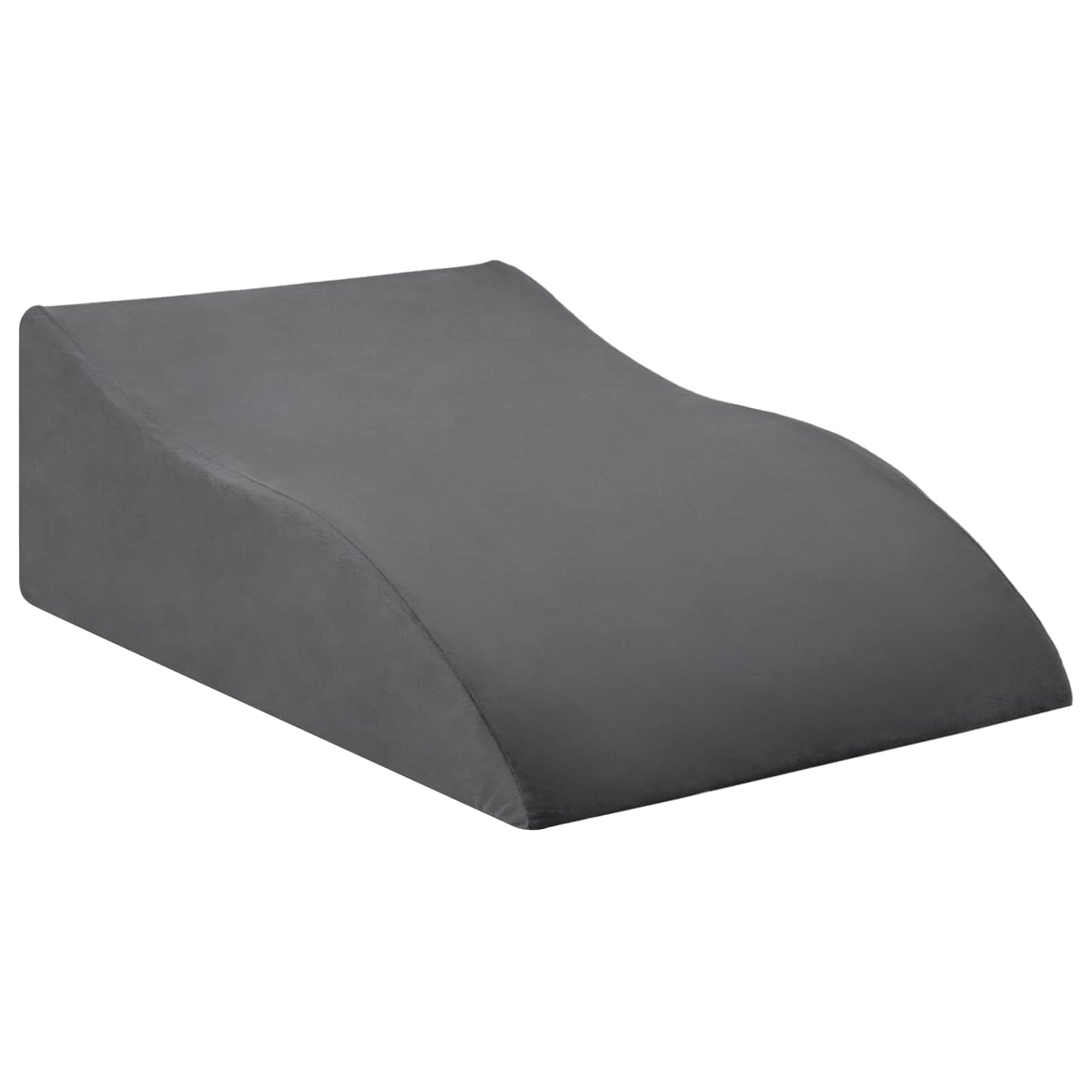 Vidaxl beenkussen grijs 68 x 41 x 21 cm