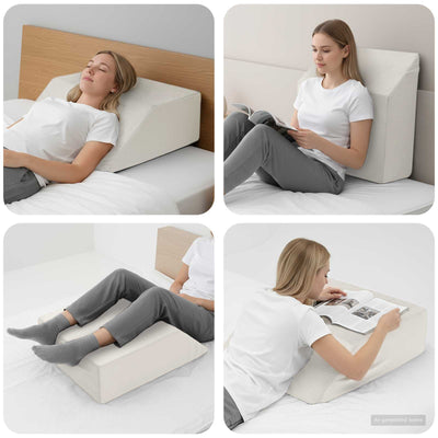Vidaxl been kussen effen wit 63 x 52 x 19,5 cm
