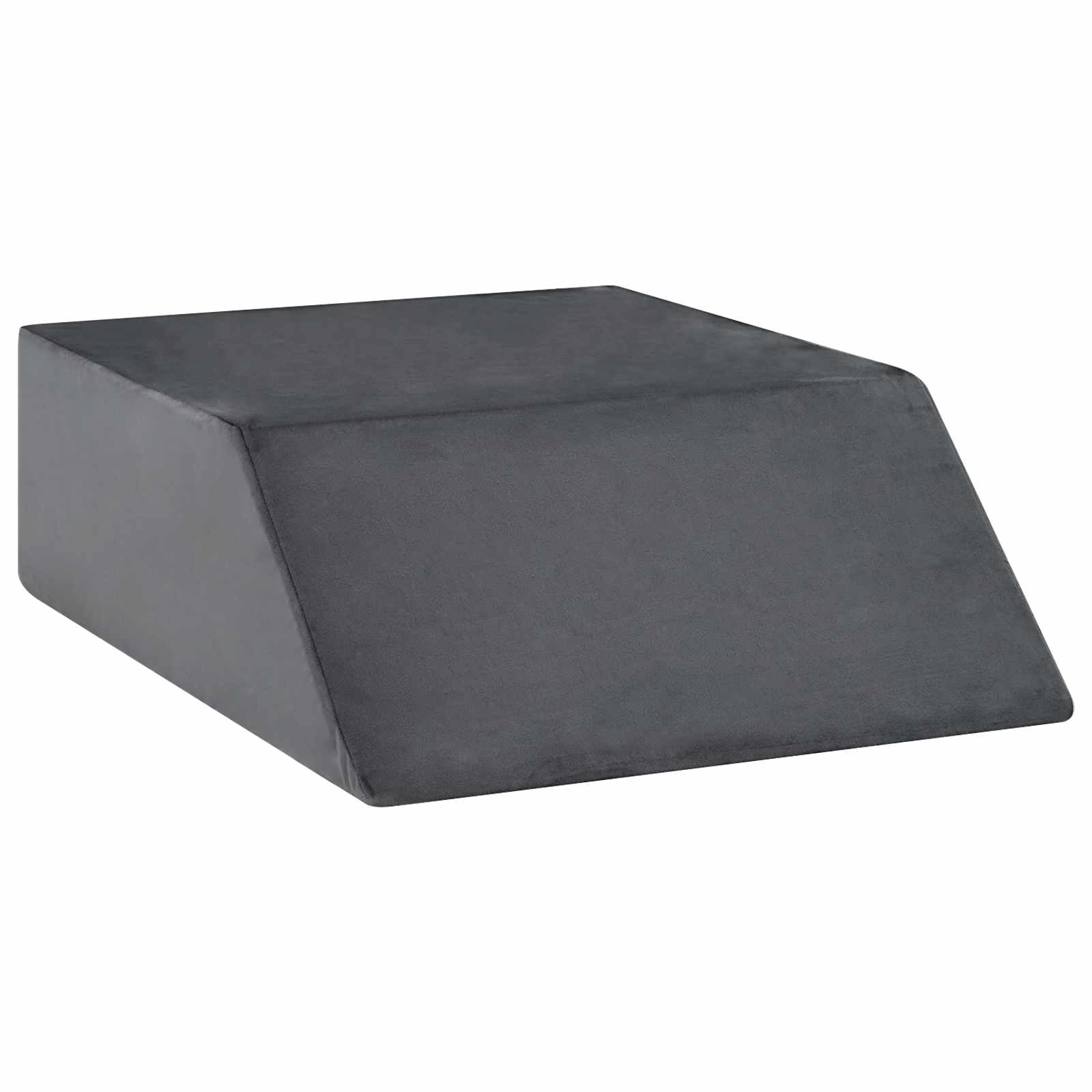 Vidaxl been kussen effen grijs 63 x 52 x 19 cm