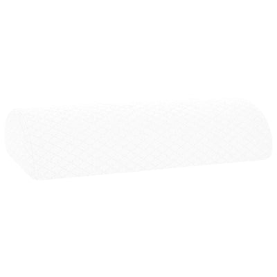 Vidaxl beenkussen effen wit 52 x 20 x 12 cm