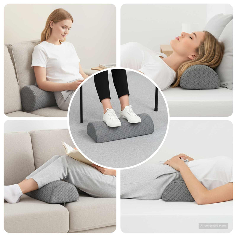 Cuscino per gambe Vidaxx geometrico grigio 52 x 20 x 11 cm