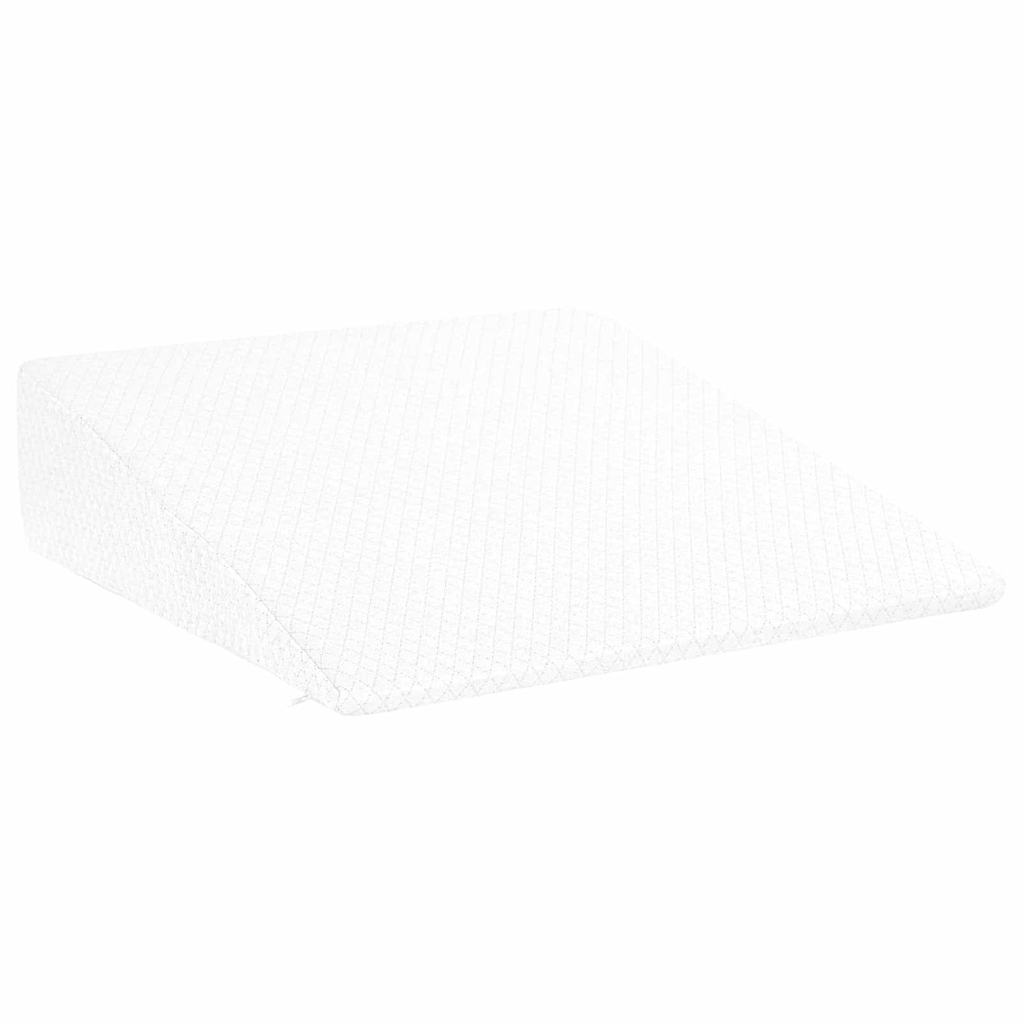 Vidaxl wedge kussen effen wit 69 x 64 x 19 cm