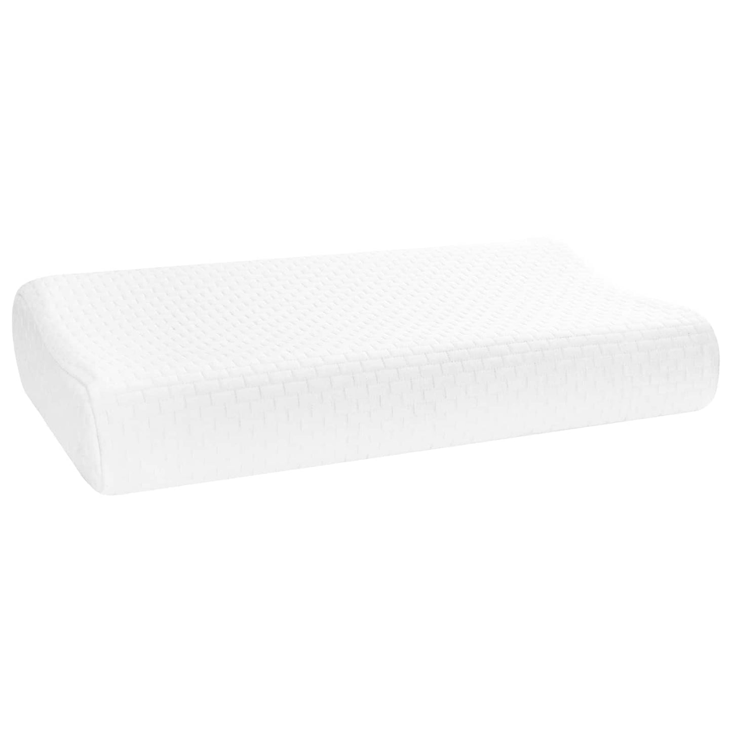 Vidaxl slapen kussen effen wit 80 x 40 x 12,5 cm