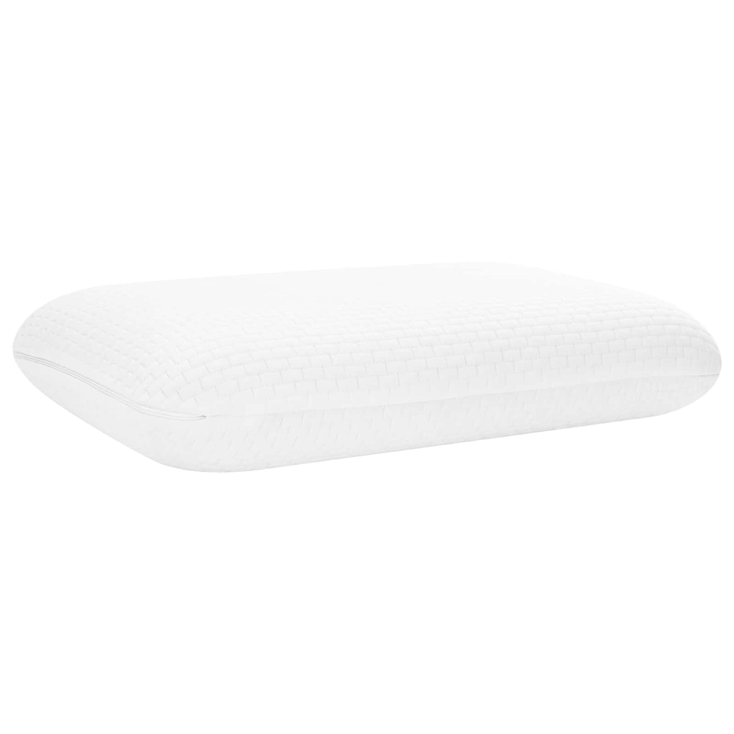 Vidaxl slapen kussen effen wit 60 x 40 x 10 cm