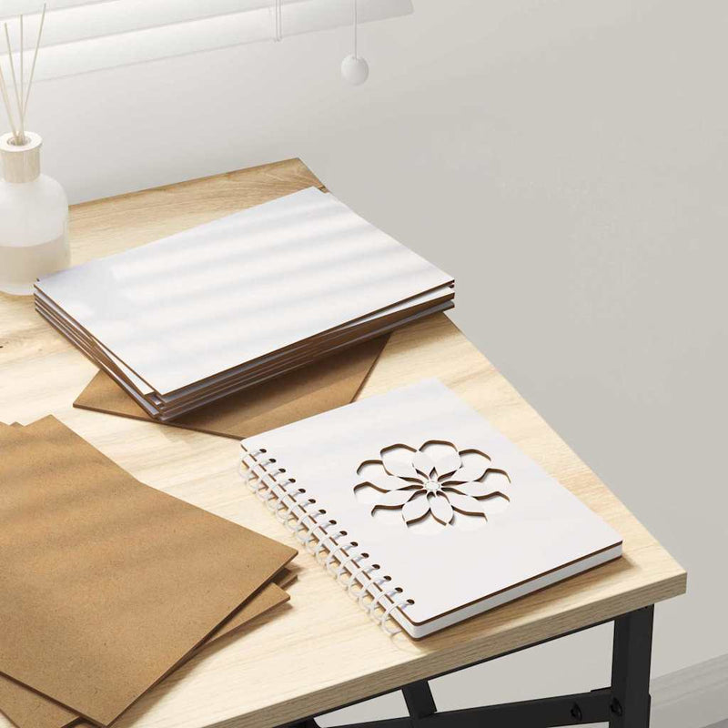 Vidaxl decorpanelen 50 pcs wit 15 x 21 x 0.27 cm bewerkt hout