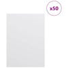 Vidaxl decorpanelen 50 pcs wit 15 x 21 x 0.27 cm bewerkt hout