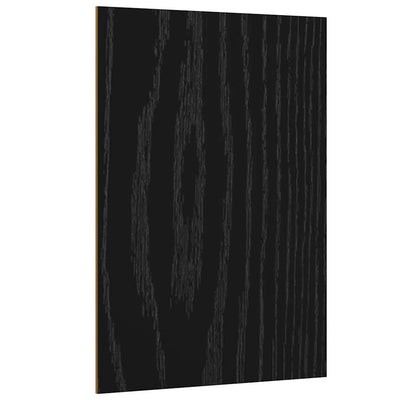 Vidaxl decorpanelen 50 pcs zwart eiken 15 x 21 x 0.27 cm bewerkt hout