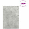 Pannelli decorativi Vidaxx 150 pezzi grigio cemento 15 x 21 x 0,27 cm legno composito