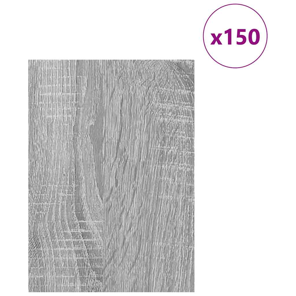 Vidaxl decorpanelen 150 pcs grijs sonoma 15 x 21 x 0.27 cm