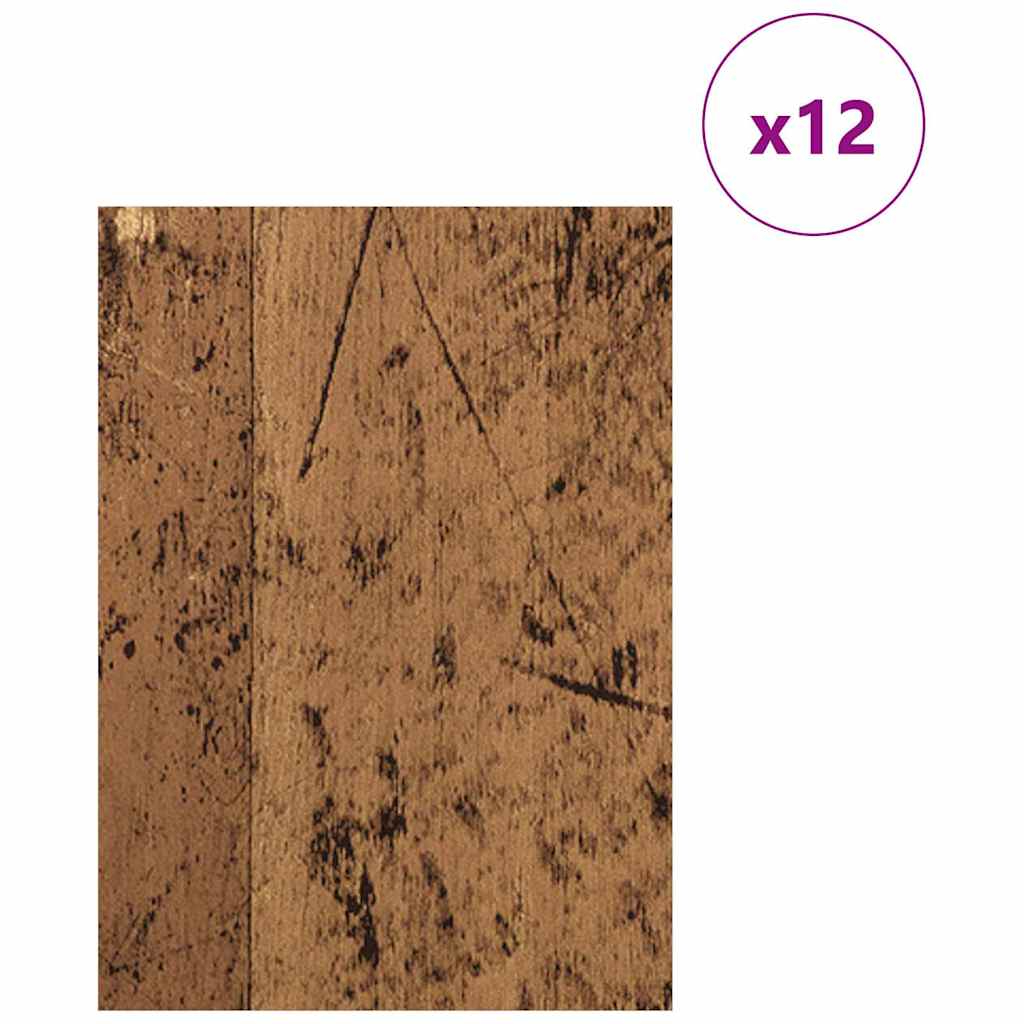 Pannelli decorativi Vidaxx 12 pezzi legno vecchio 15 x 21 x 0,27 cm legno composito