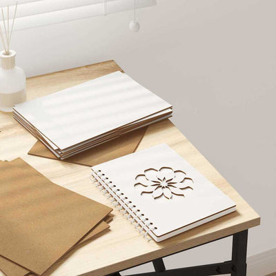 Vidaxl decorpanelen 12 pcs wit 21 x 30 x 0,27 cm bewerkt hout