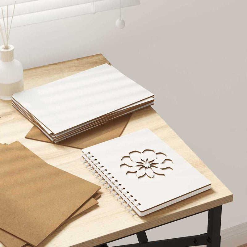 Vidaxl decorpanelen 12 pcs wit 21 x 30 x 0,27 cm bewerkt hout
