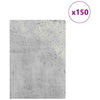 Pannelli decorativi Vidaxx 150 pezzi grigio cemento 21 x 30 x 0,27 cm legno composito
