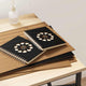 Vidaxl decorpanelen 12 pcs zwart eiken 30 x 42 x 0.27 cm bewerkt hout