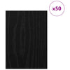 Vidaxl decorpanelen 50 pcs zwart eiken 30 x 42 x 0.27 cm bewerkt hout