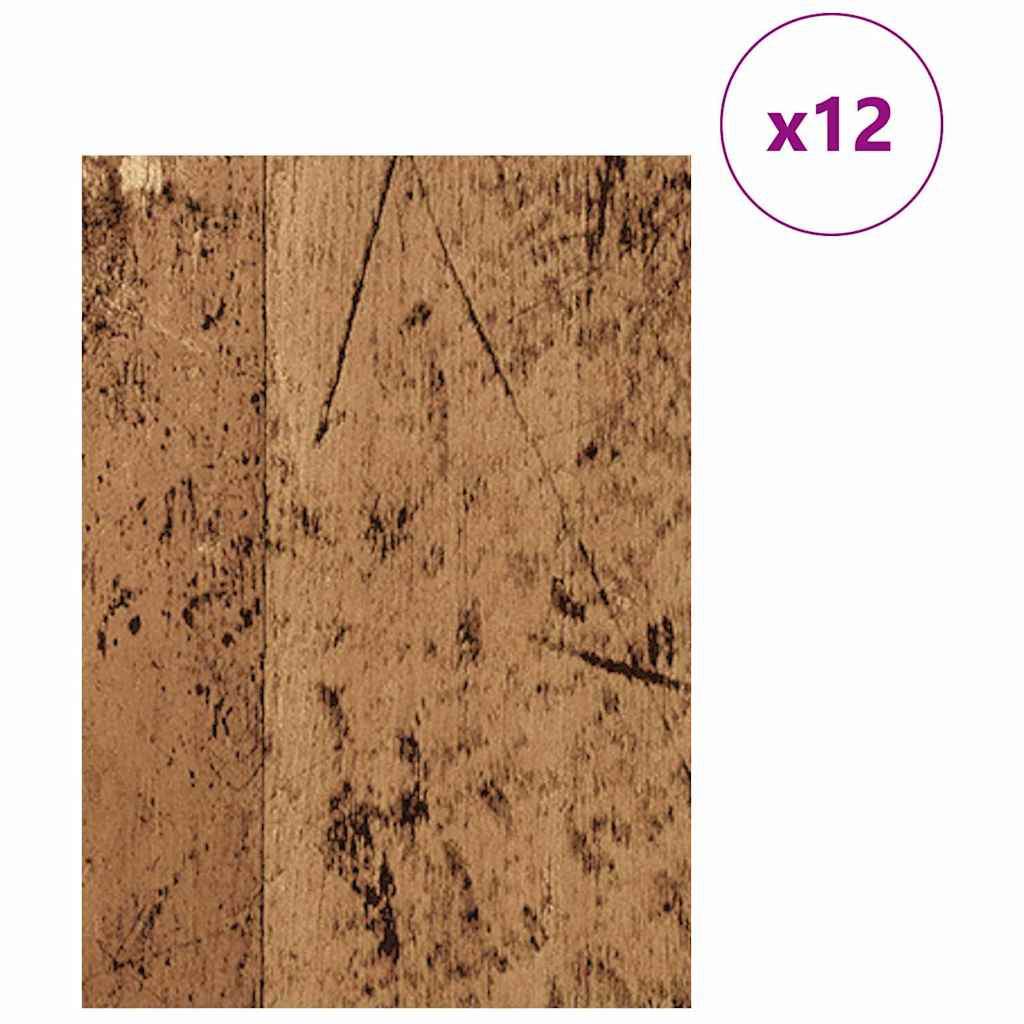 Pannelli decorativi Vidaxx 12 pezzi legno vecchio 30 x 42 x 0,27 cm legno composito