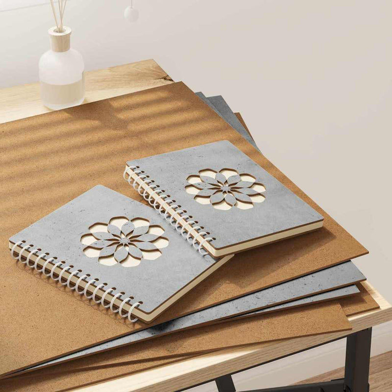 Pannelli decorativi Vidaxx 12 pezzi grigio cemento 40 x 60 x 0,27 cm legno composito