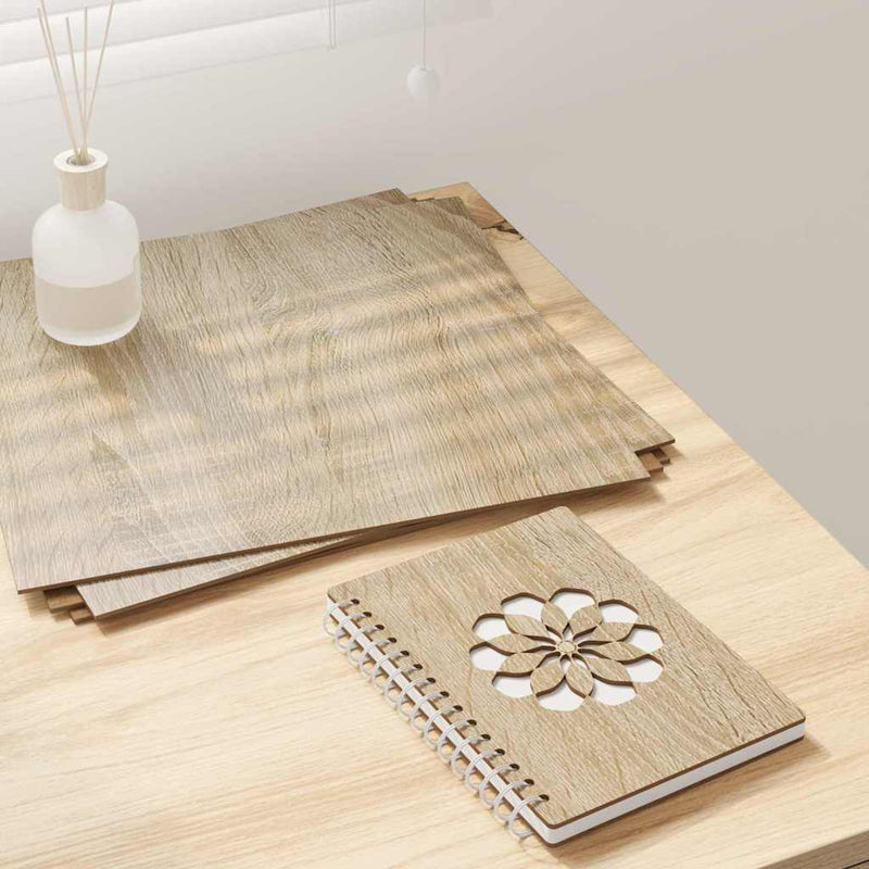 Vidaxl decorpanelen 50 pcs sonoma eiken 30 x 30 x 0,27 cm bewerkt hout